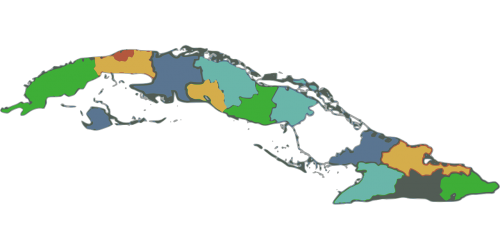 cuba country map