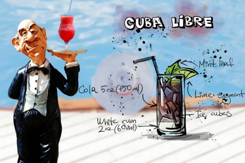 cuba libre cocktail drink