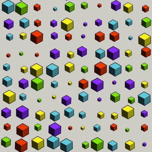 cube seamless art