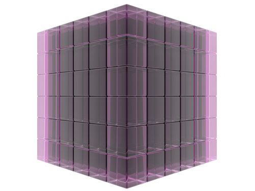 cube glass brick