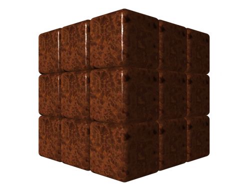 cube wood block