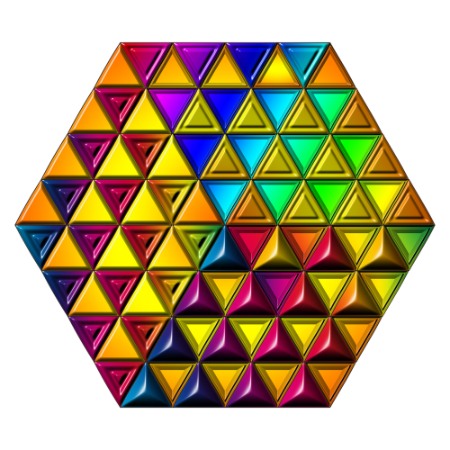 cube diced tile