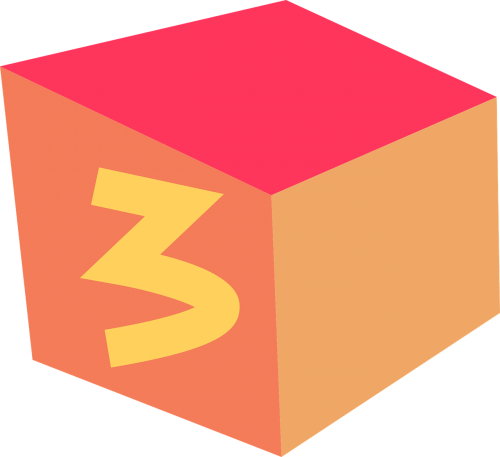 cube box three