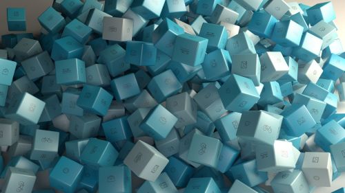 cube random abstract