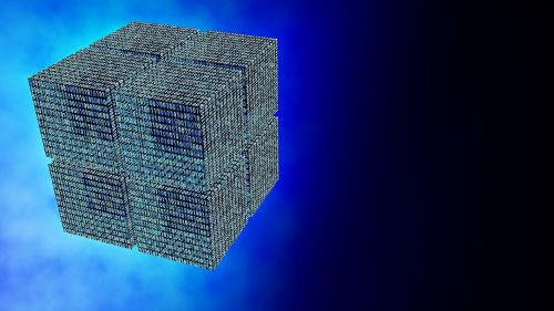 cube digital background