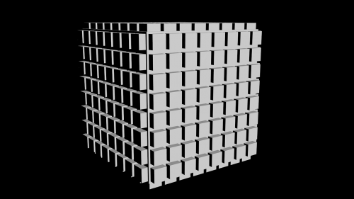 cube subdivided texture