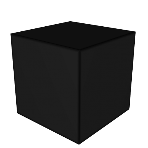 cube block black