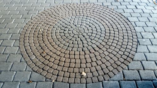 cube pavement stone