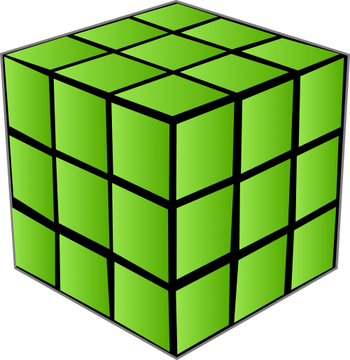 cube 3d symmetry