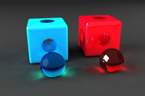 cube caustic balls show