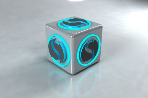 cube logo 3d modeling