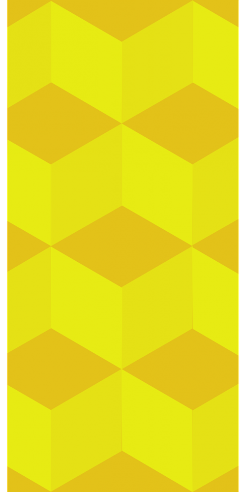 cube pattern yellow