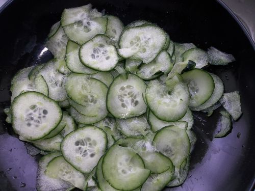 cucumbers cumber salad vegetables