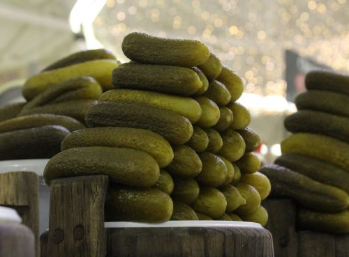cucumbers salty market
