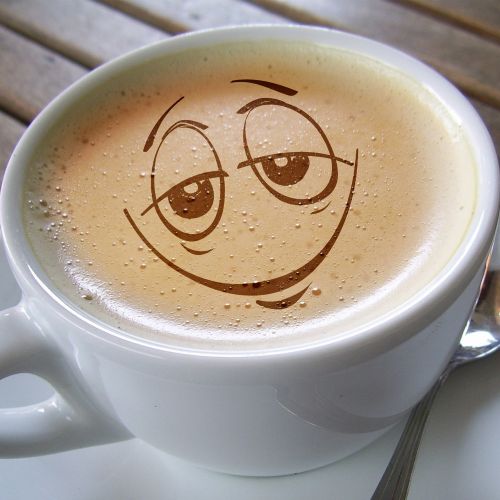 cup coffee foam