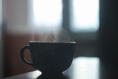 cup hot steam