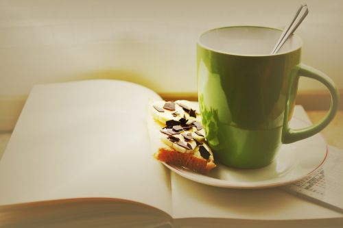 cup book breakfast