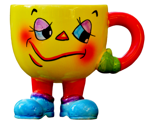 cup funny smiley