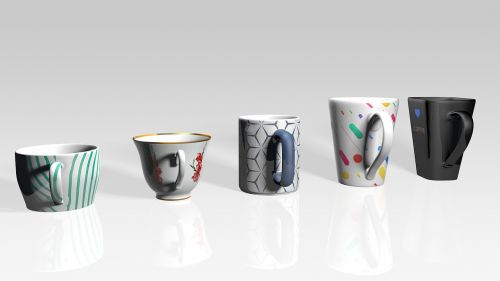 cup render 3d