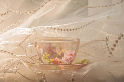 cup curtain tulle