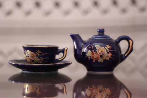 cup tea pottery