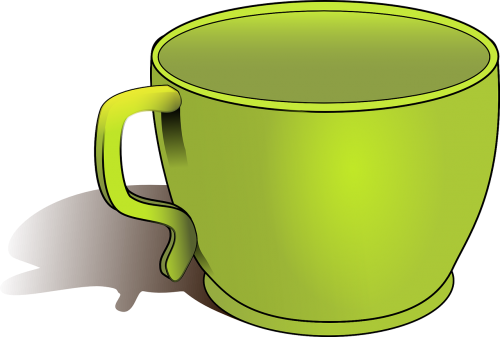 cup mug green