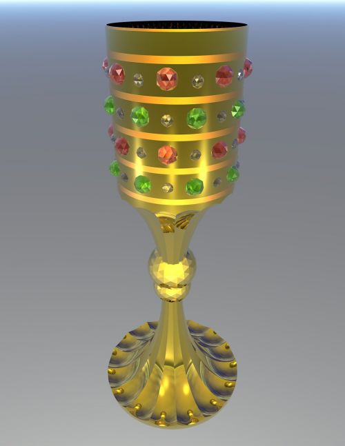 cup goblet jewels