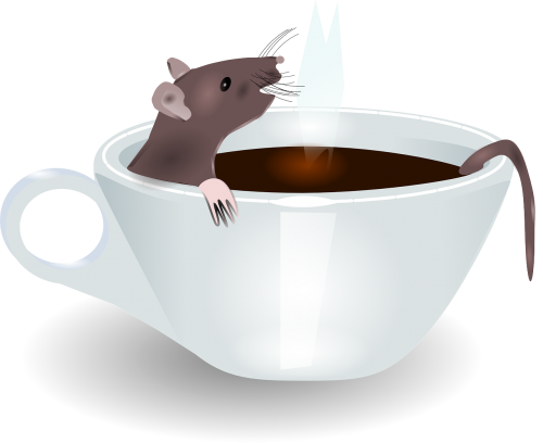 cup rat coffee