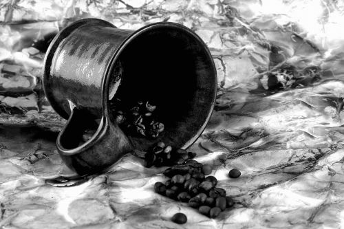 cup coffee grain