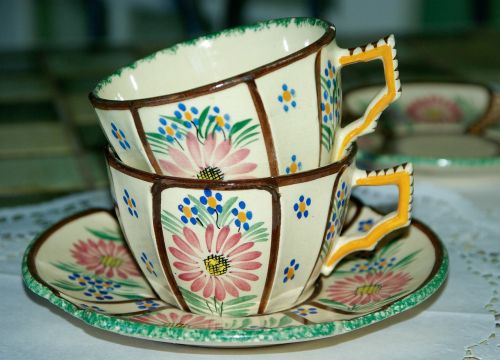 cup earthenware quimper