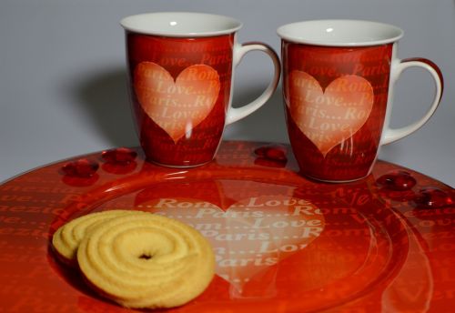 cup heart romance