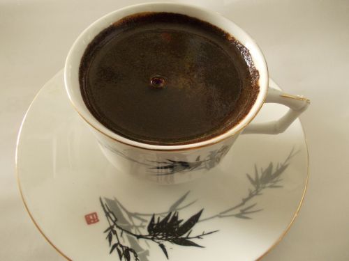 cup coffee black coffee