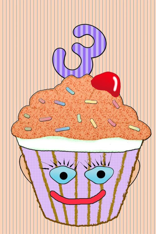 cup cake muffin birthday