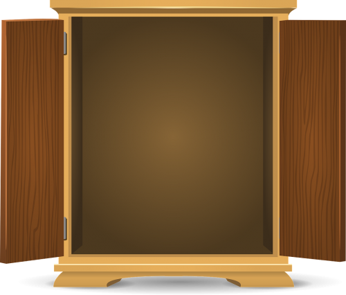 cupboard wooden storage