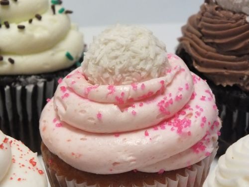 cupcake pink sprinkles