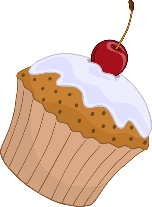 cupcake cake cherry