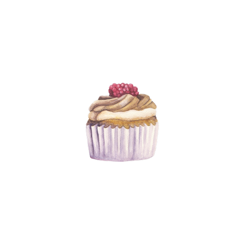cupcake  watercolor  food