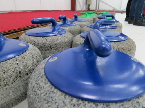 curling stone ice