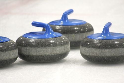 curling curling stone ice