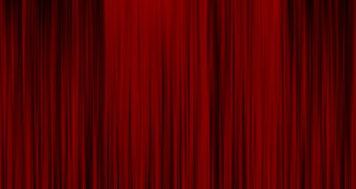 curtain background red
