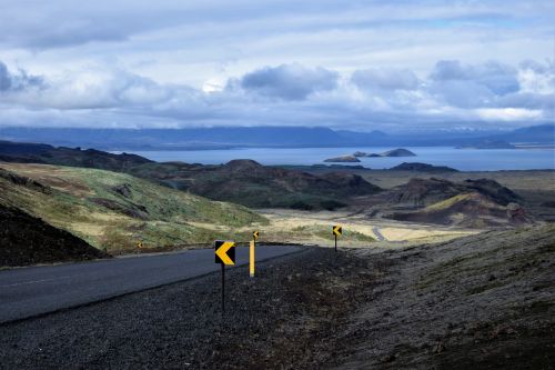 curving road tarmac