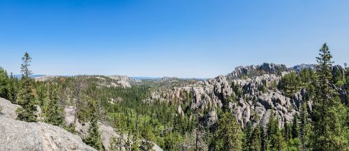 custer state park wyoming panorama