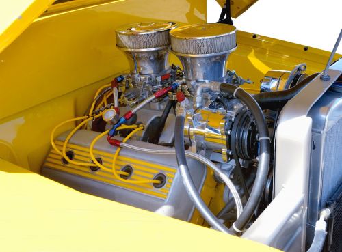 customized car engine motor