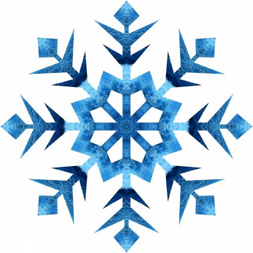 Cute Blue Snowflake