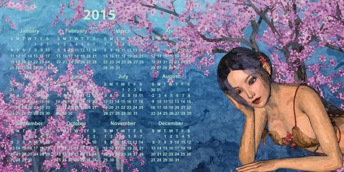 Cute Fairy 2015 Calendar #4