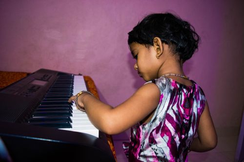cute girl playing piano little girl piano