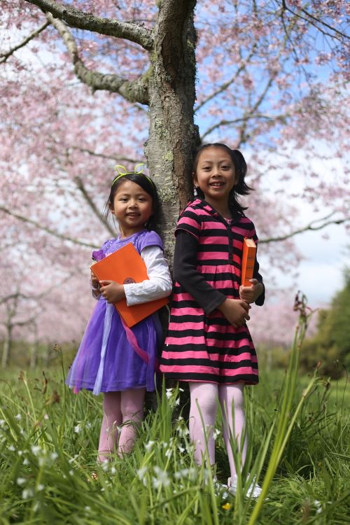 cute little girl smart student smart little girl