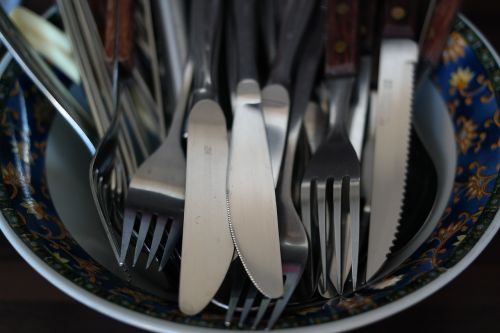 cutlery knife forks