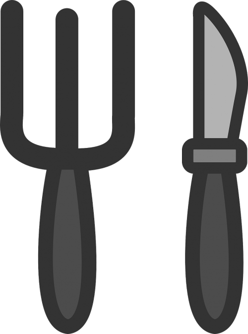cutlery silverware knife