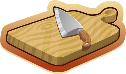 cutting board brown wooden